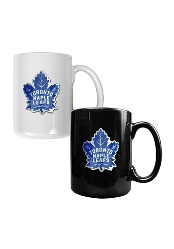 NHL Toronto Maple Leafs 15oz. Ceramic Mug Gift Set