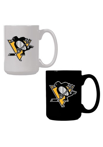 NHL Pittsburgh Penguins 15oz. Ceramic Mug Gift Set