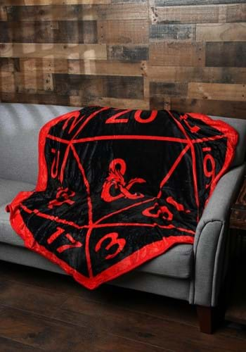 d&d themed throw blanket