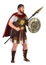 Plus Size Adult Roman Warrior Costume Alt 3