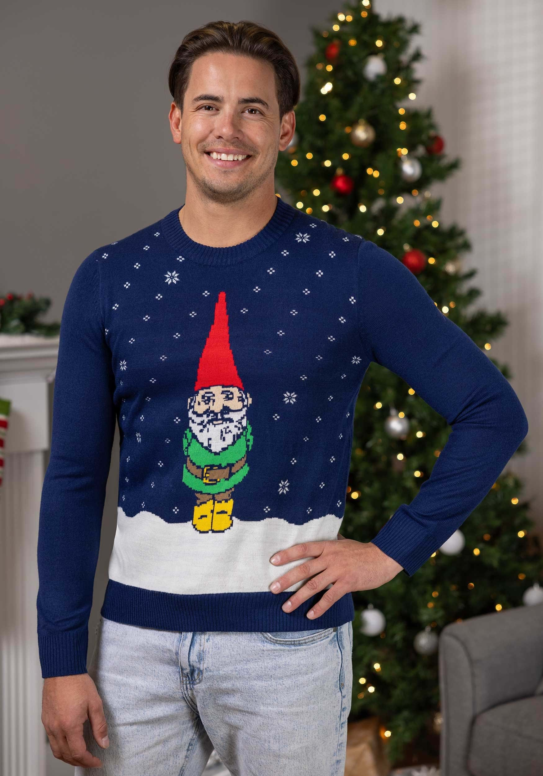 Dallas Cowboys Gnome de Noel Ugly Christmas Sweater - Limotees