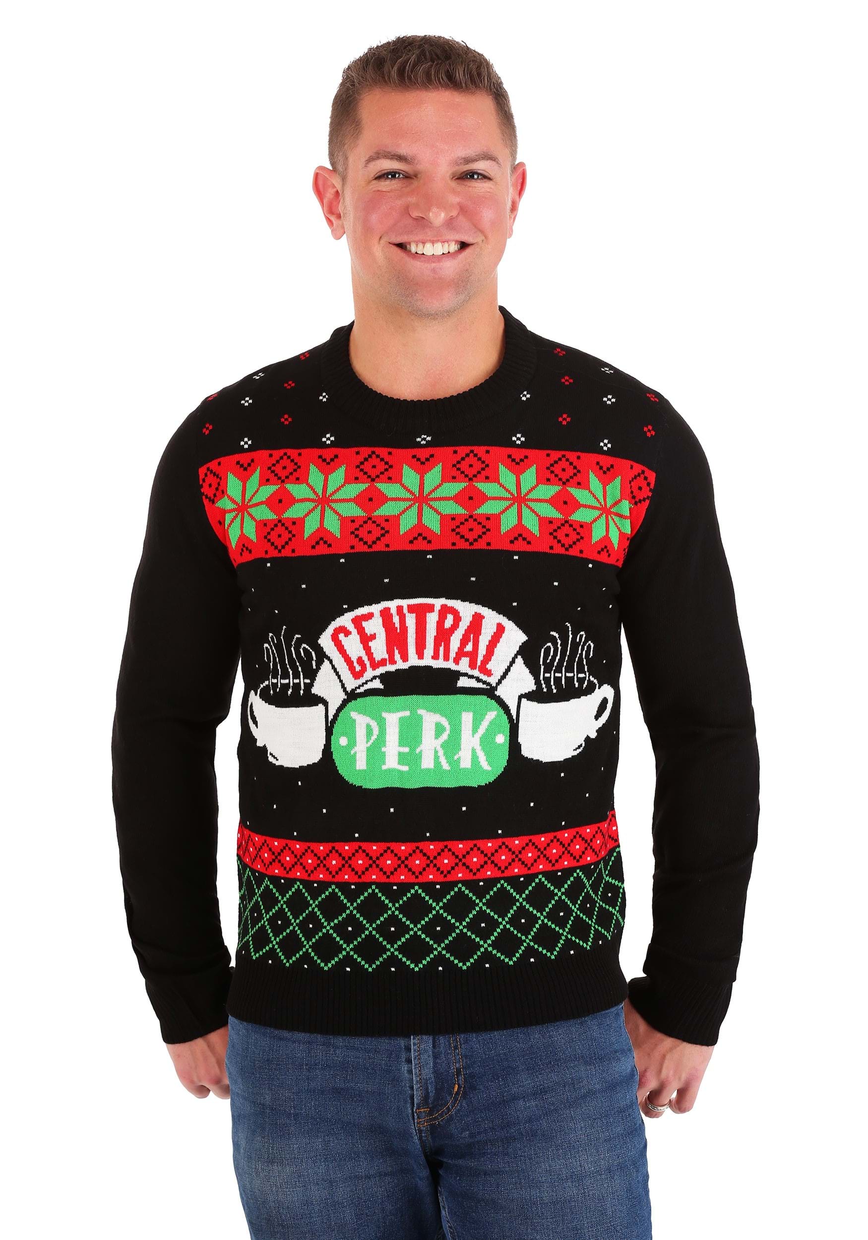Friends Central Perk Ugly Christmas Sweater for Adults
