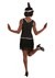 20s Women's Onyx Flapper Costume Alt 1