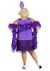 Womens Plus Size Purple Flapper Costume Alt 1