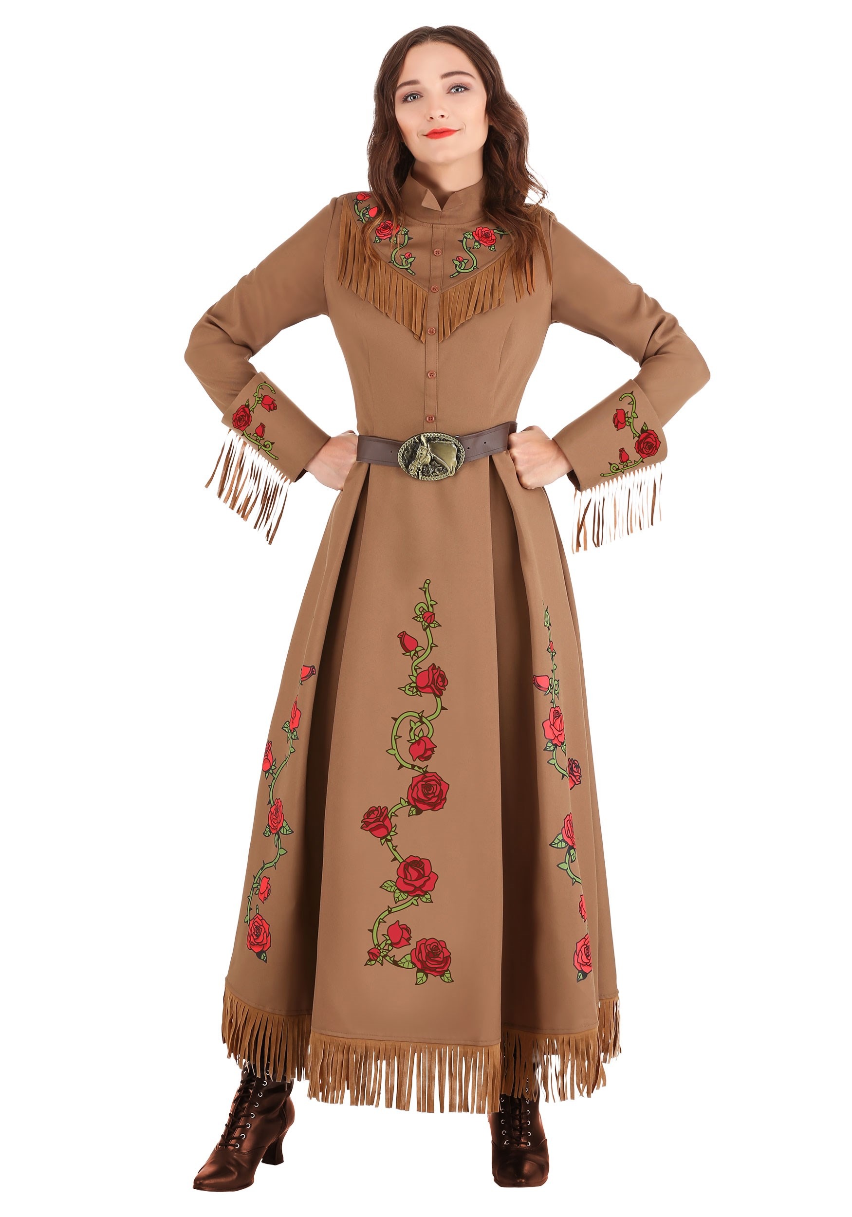 Photos - Fancy Dress Oakley FUN Costumes Annie  Cowgirl Women's Costume | Cowgirl Costumes Beige 