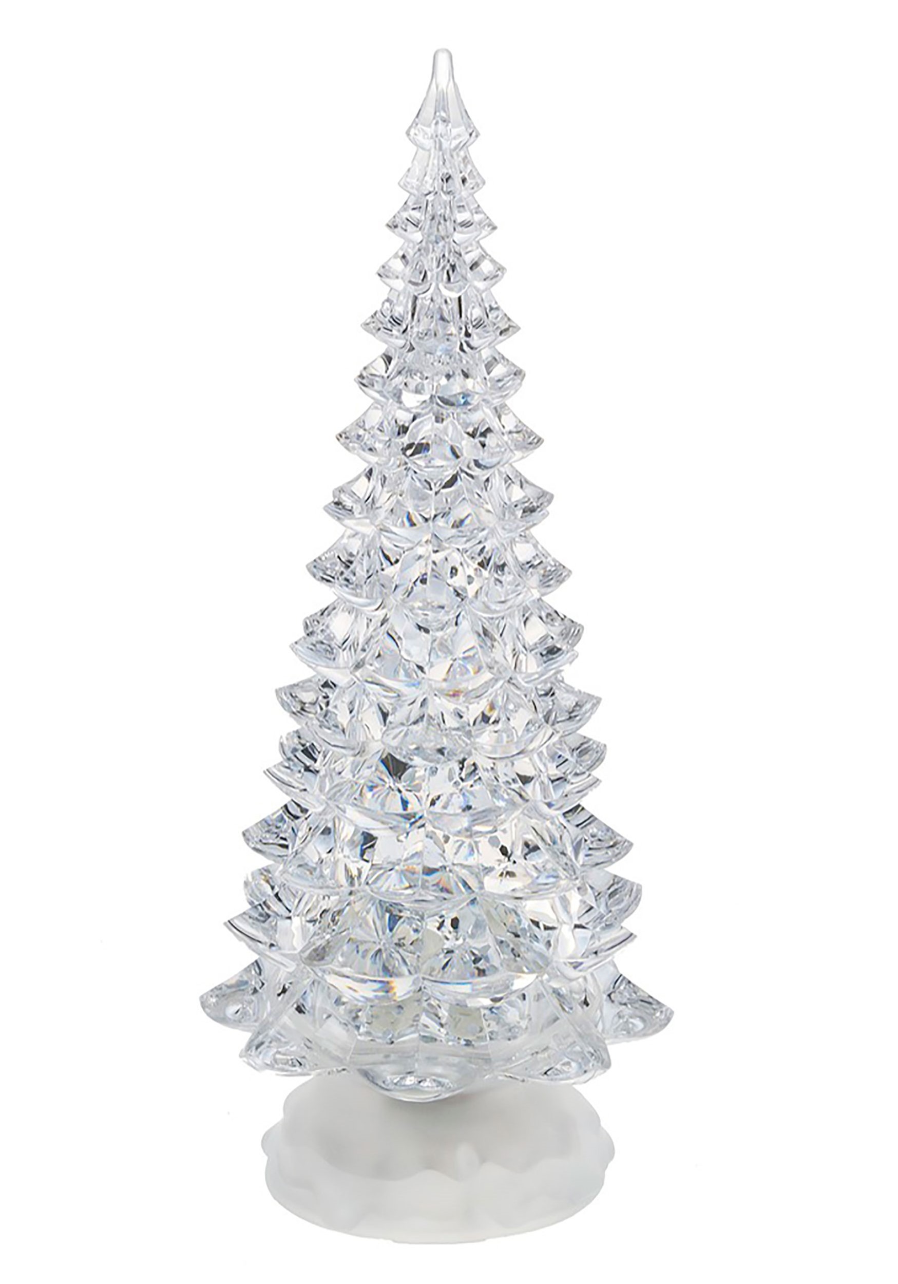 Large Swirling Glitter Light Up Christmas Tree Decoration