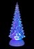 Small Light Up Swirling Glitter Christmas Tree Decoration A1