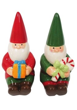 Gnomes with Gifts Salt & Pepper 2 Piece Set