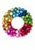 Rainbow Colors Christmas Ball Wreath Alt 1