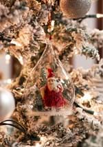 Father Christmas Glass Globe Ornament