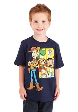 Boys Toy Story 4 Woody & Friends Navy T-Shirt