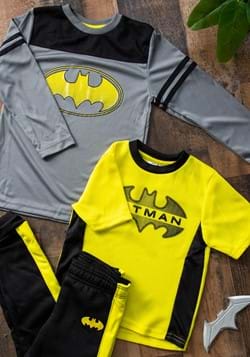 Boys Batman 3pc Shirt Pant Set Active Wear Upd