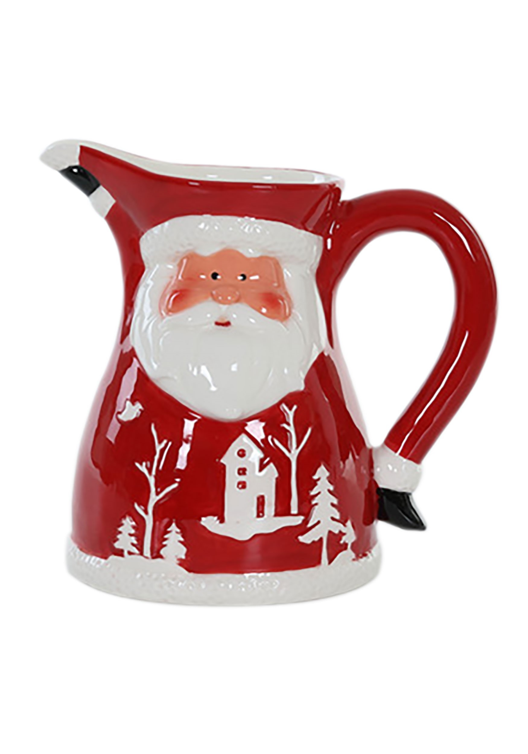Santa Christmas Ceramic Pitcher