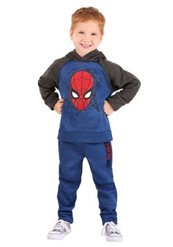 Spider-Man Little Boys Zip Hoodie & Pant Fleece Set 