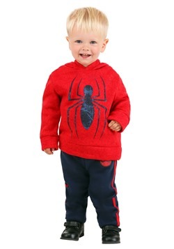 Toddler Spider-Man Pullover Hooded Sweatshirt & Pa