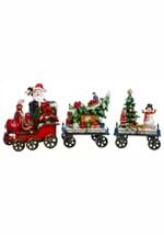 Resin Holiday Train Set of 3 Christmas Decor Alt 1