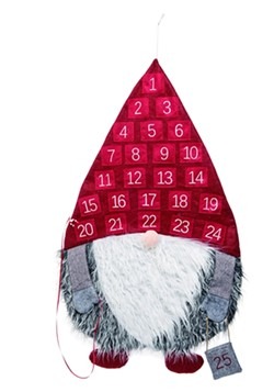 Fabric Gnome with Faux Fur Advent Calendar