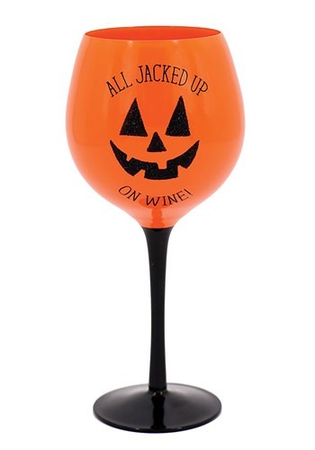 All Jacked Up Wine Glass