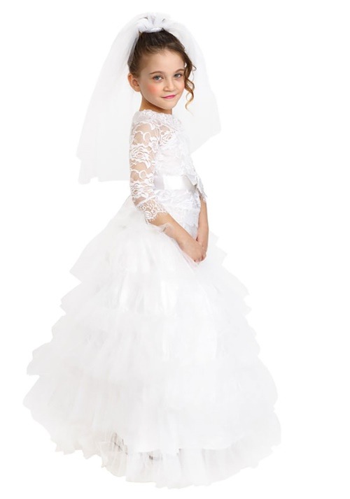 Girls Dress Up Bride Costume