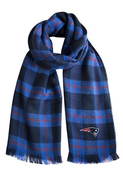 NFL New England Patriots Plaid Blanket Scarf