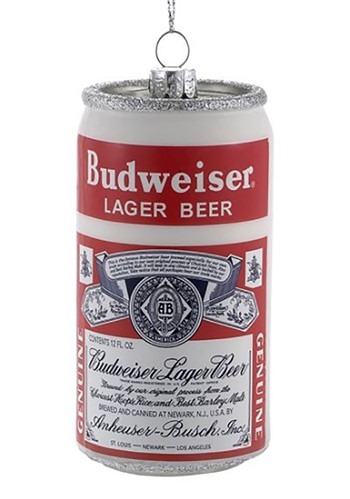 Budweiser Lager Beer Can Ornament