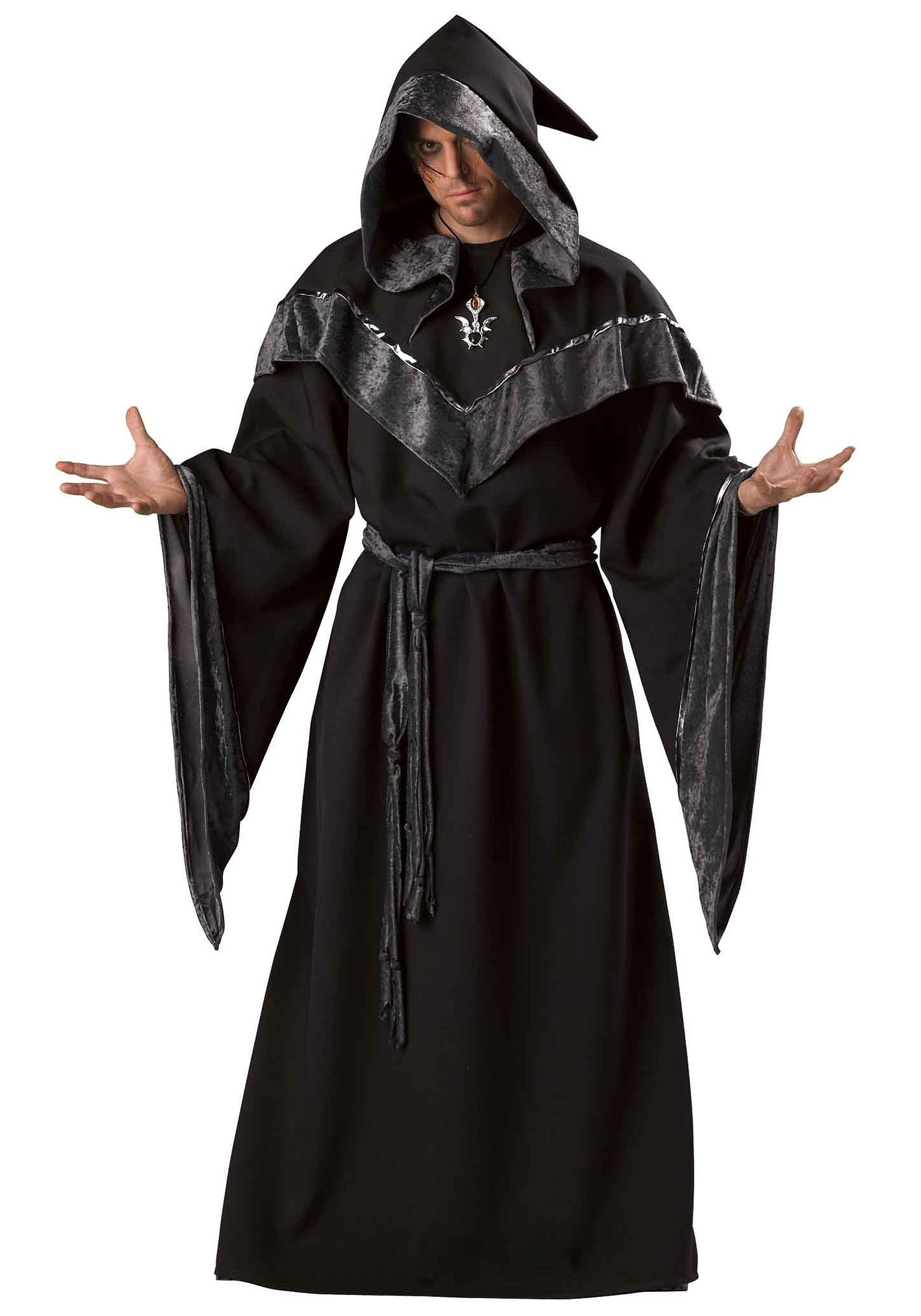 Photos - Fancy Dress Character In  Shadow Sorcerer Costume Black IN3038 