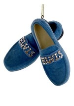 Elvis Blue Suede Shoes Ornament