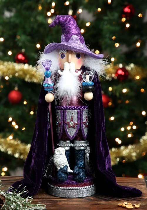 Purple Wizard 18" Hollywood Nutcracker-0