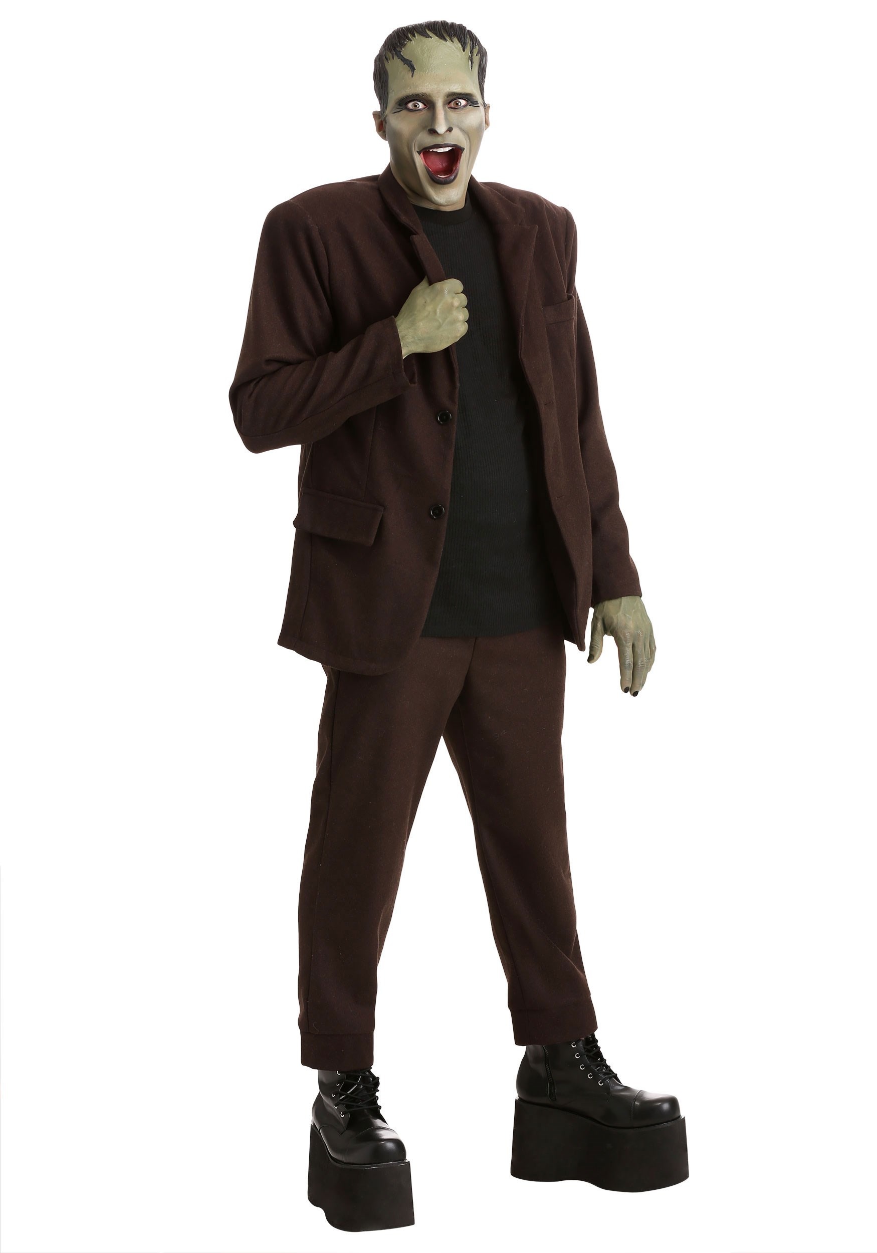 Photos - Fancy Dress FUN Costumes Herman Munster Plus Size The Munsters Costume Black/Brown