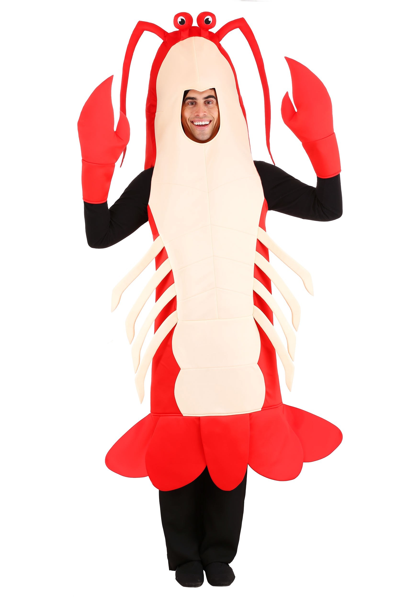 Photos - Fancy Dress FUN Costumes Rock Lobster Adult Costume Brown/Red FUN0972AD