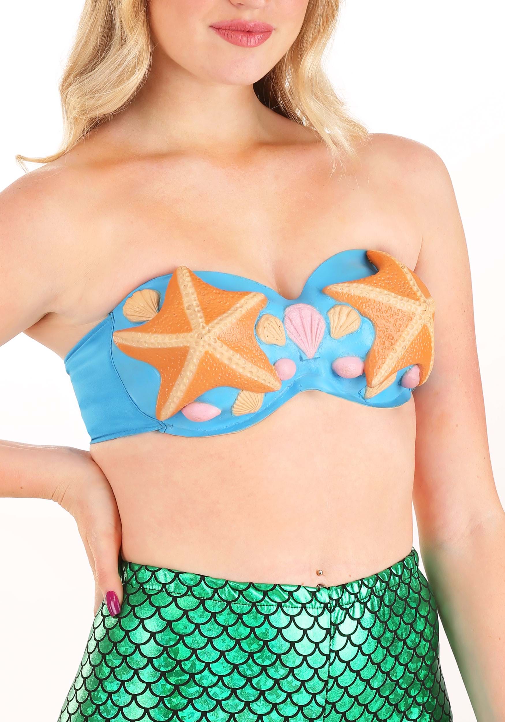 Mermaid clam shell bras  Mermaid fashion, Mermaid costume diy