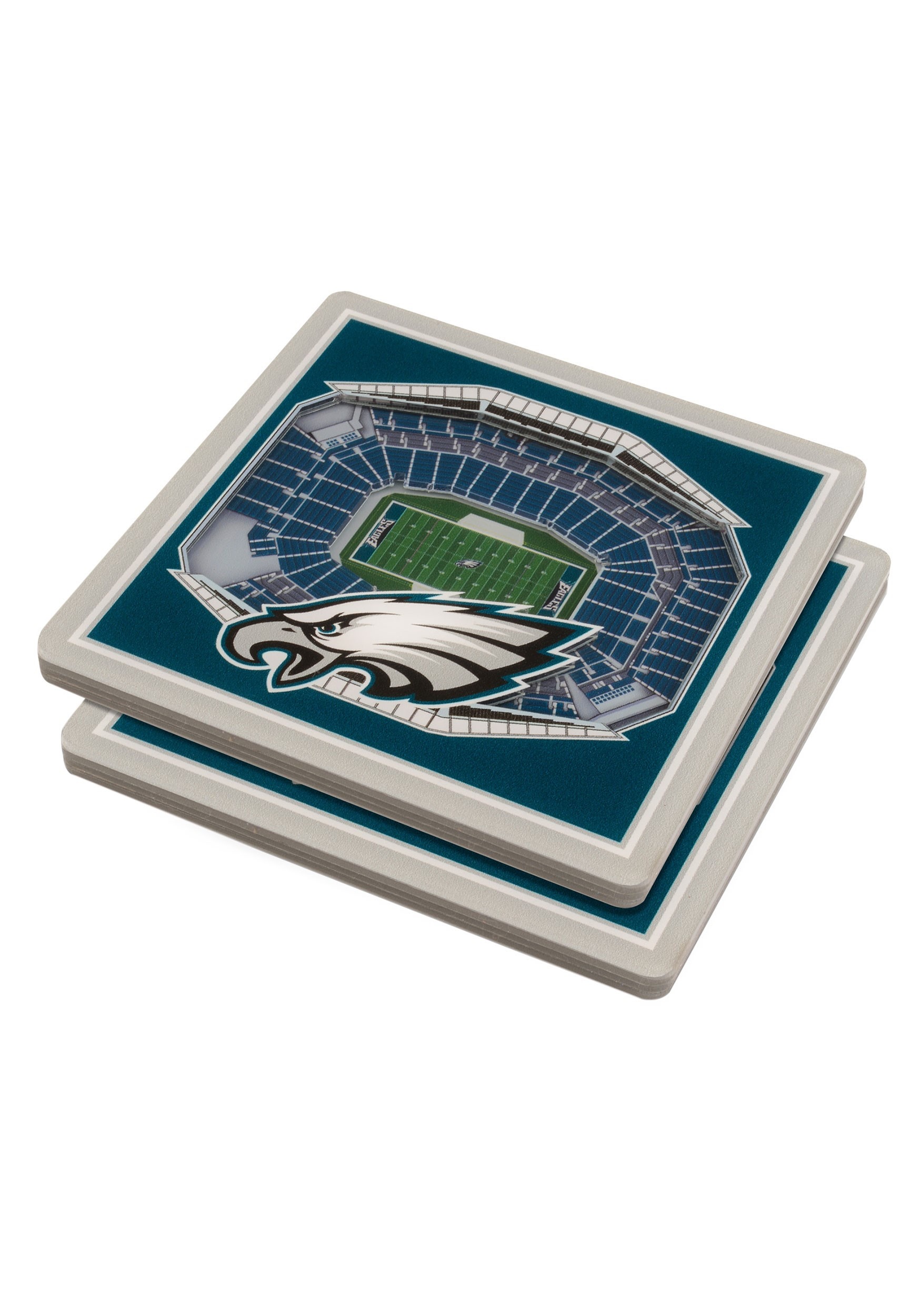 3D Philadelphia Eagles Stadium Coasters