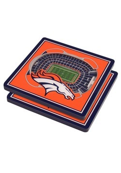 Denver Broncos NFL 3D Stadium Coasters