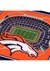 Denver Broncos NFL 3D Stadium Coasters Alt 1