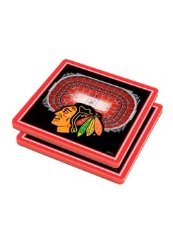 Chicago Blackhawks 3D Stadium Coasters