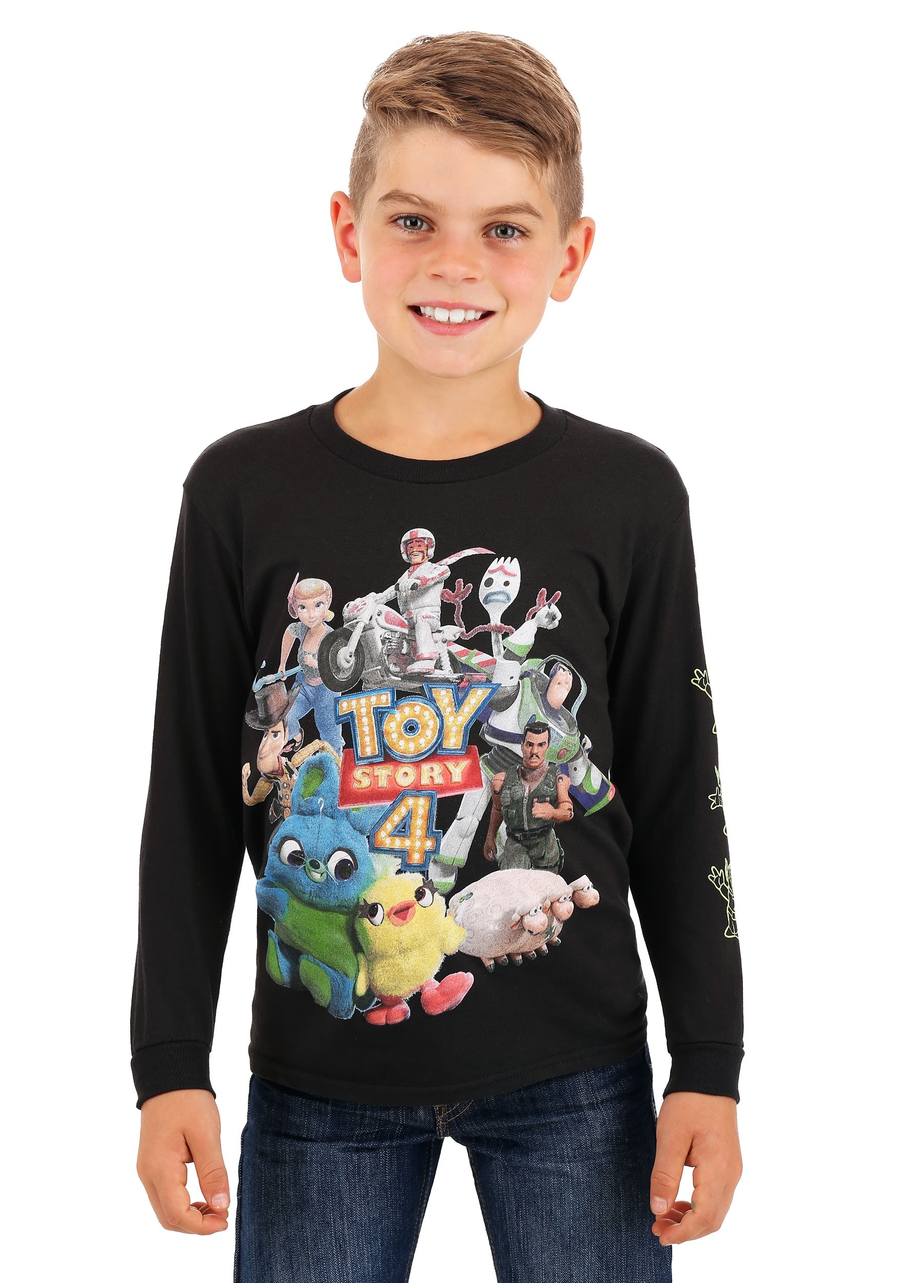 Toy Story 4 Character Group Long Sleeve Shirt for Boys