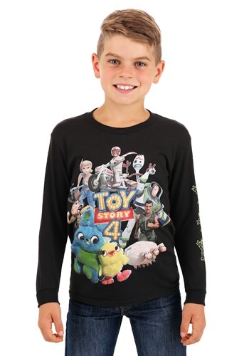 Toy Story 4 Character Group Boys Long Sleeve T-Shirt