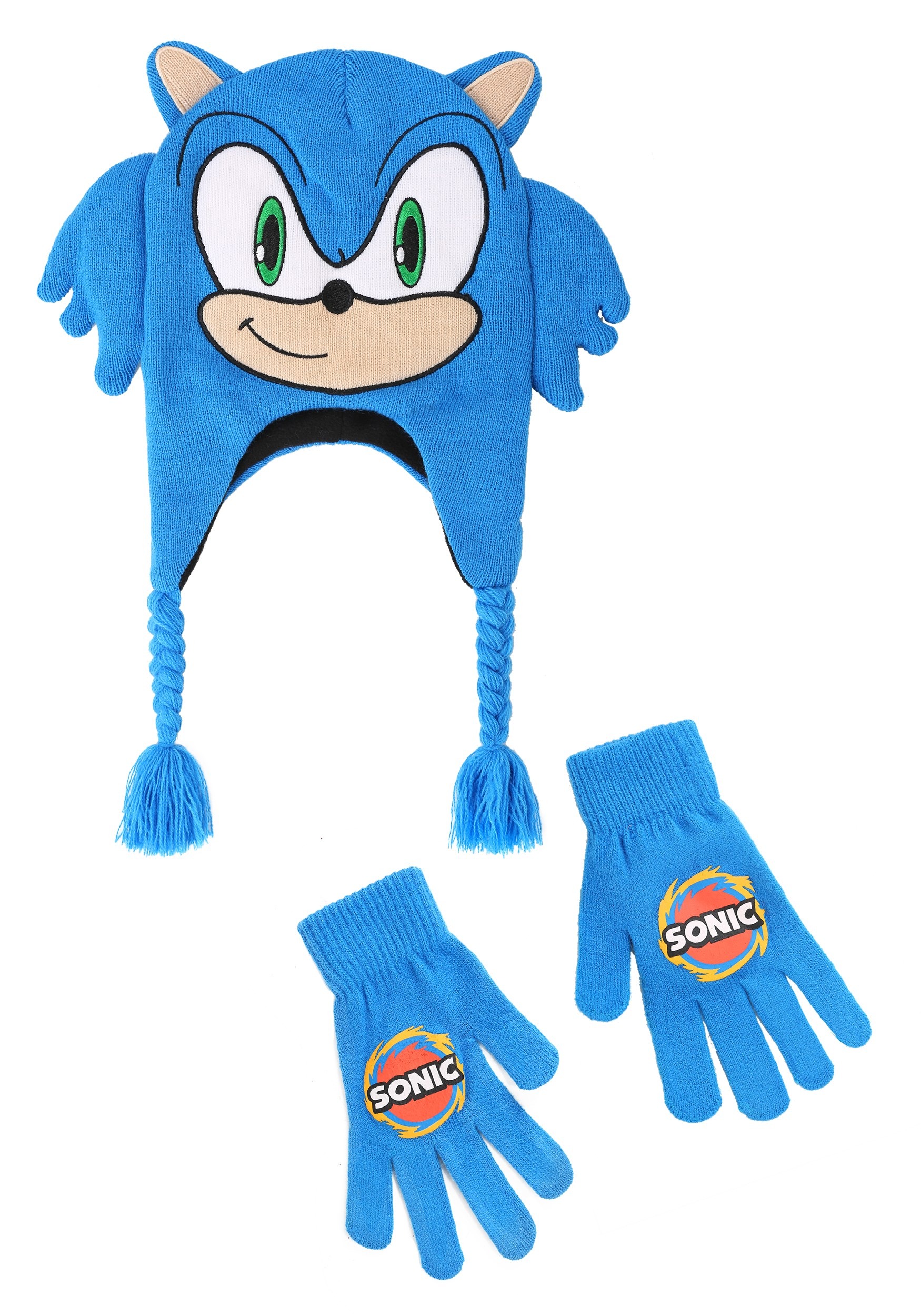 Sonic the Hedgehog Peruvian Hat and Glove Set
