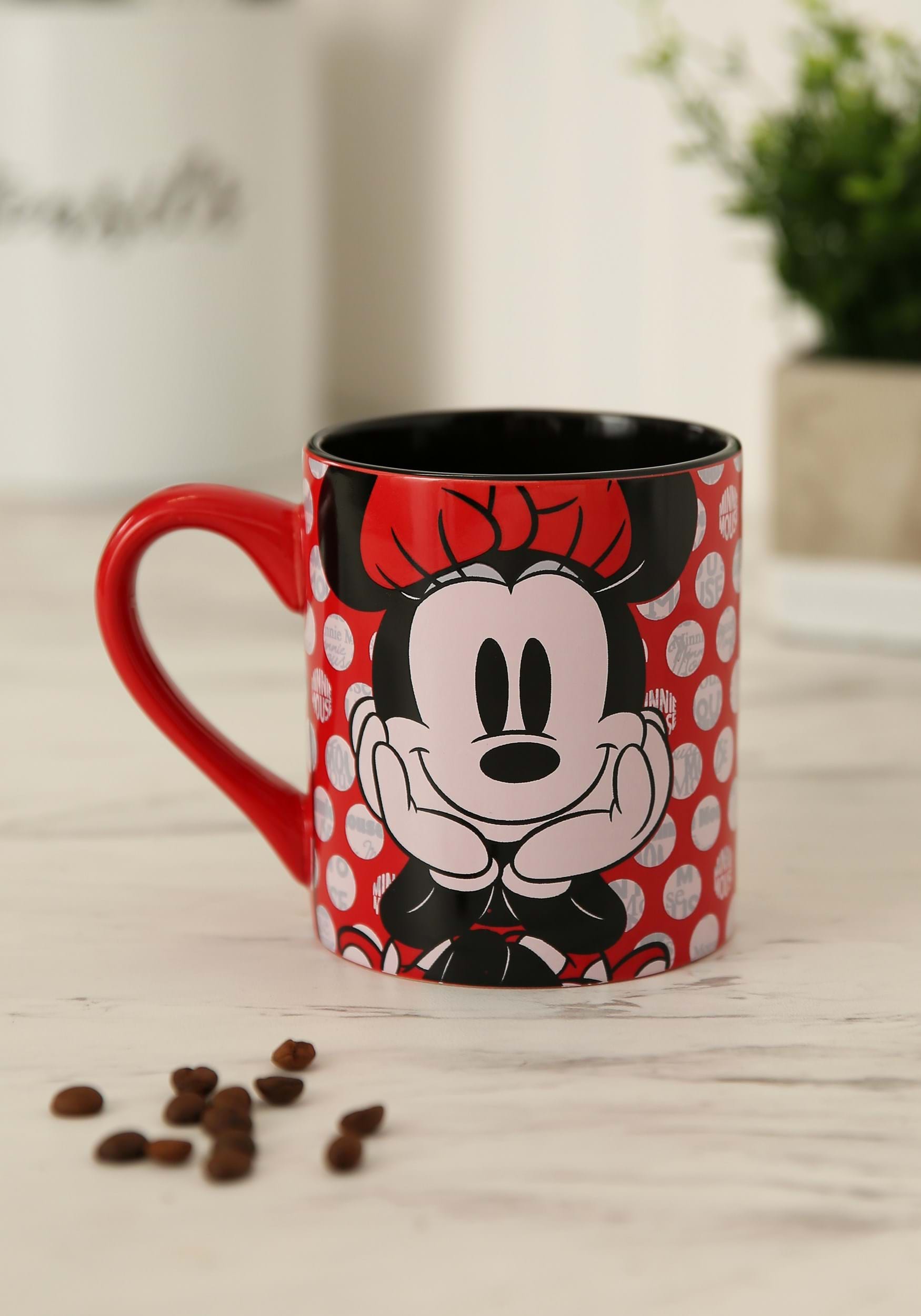 14oz Minnie Mouse Polka Dot Ceramic Mug