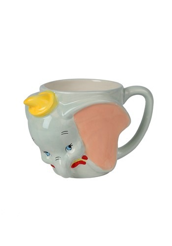 Disney Dumbo Face Ceramic Sculpted Mug