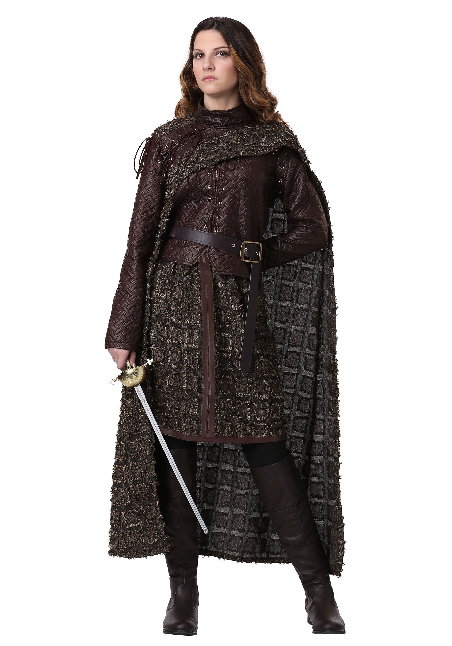 Plus Size Winter Warrior Costume for Womens