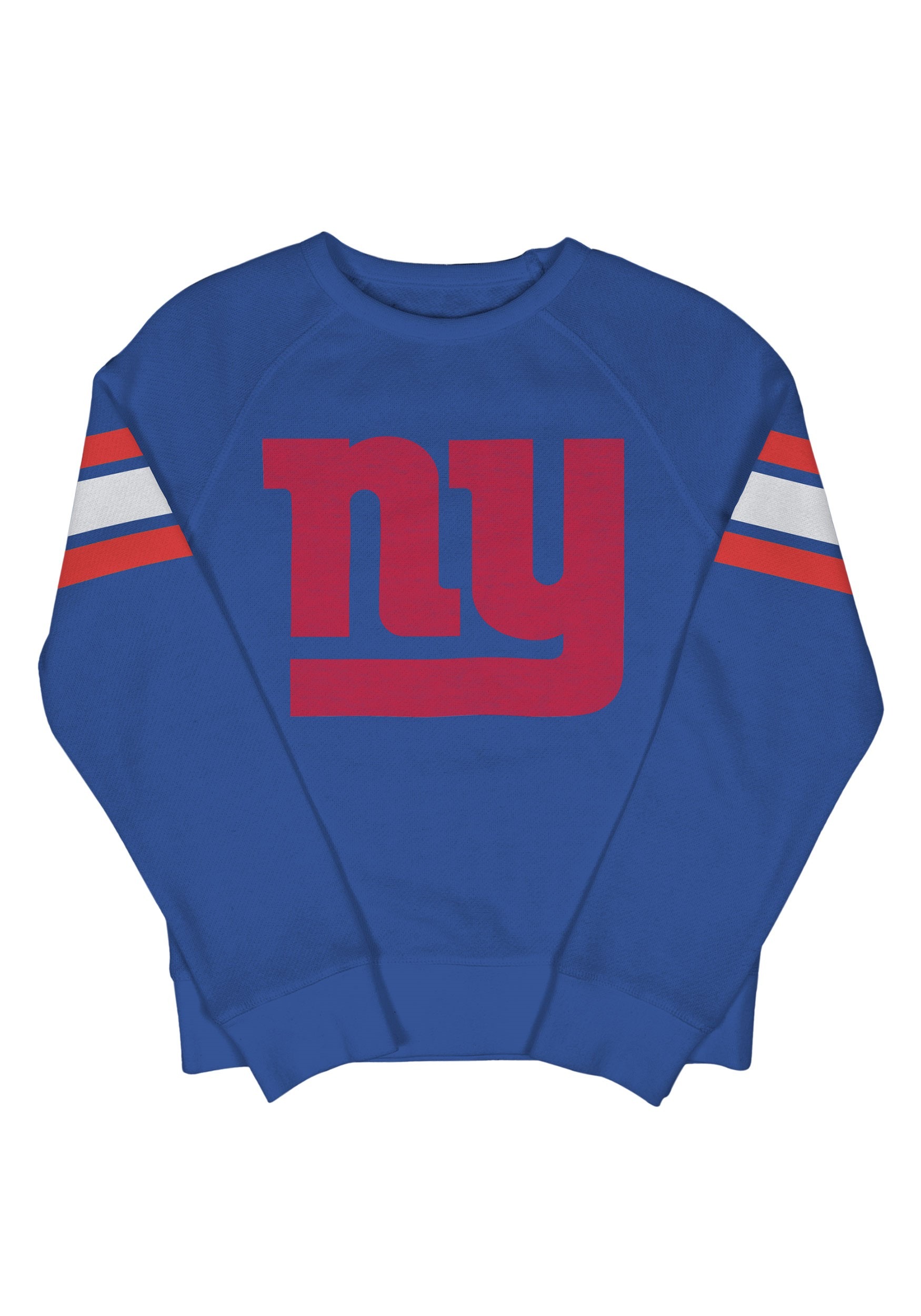 New York Giants Kids Fleece Blue Crewneck Sweater