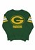 Green Bay Packers Youth Fleece Hunter Green Crewneck Alt 1
