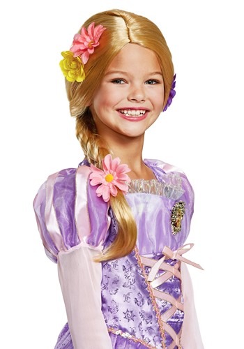 Tangled Rapunzel Deluxe Wig Kids 1