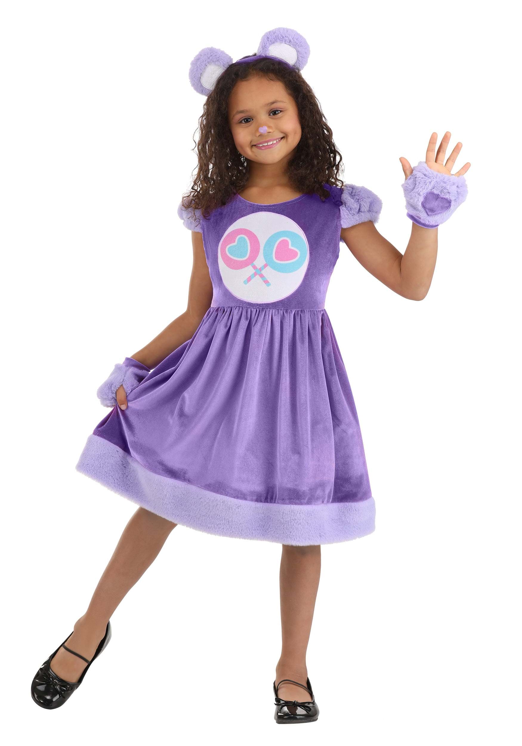 Photos - Fancy Dress BEAR FUN Costumes Share  Party Dress Costume for Girls Purple/Pink/ 