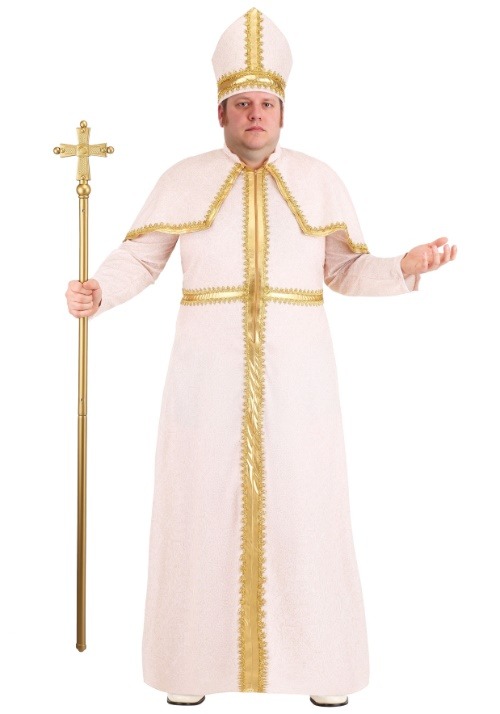 Plus Size Mens Pious Pope Costume