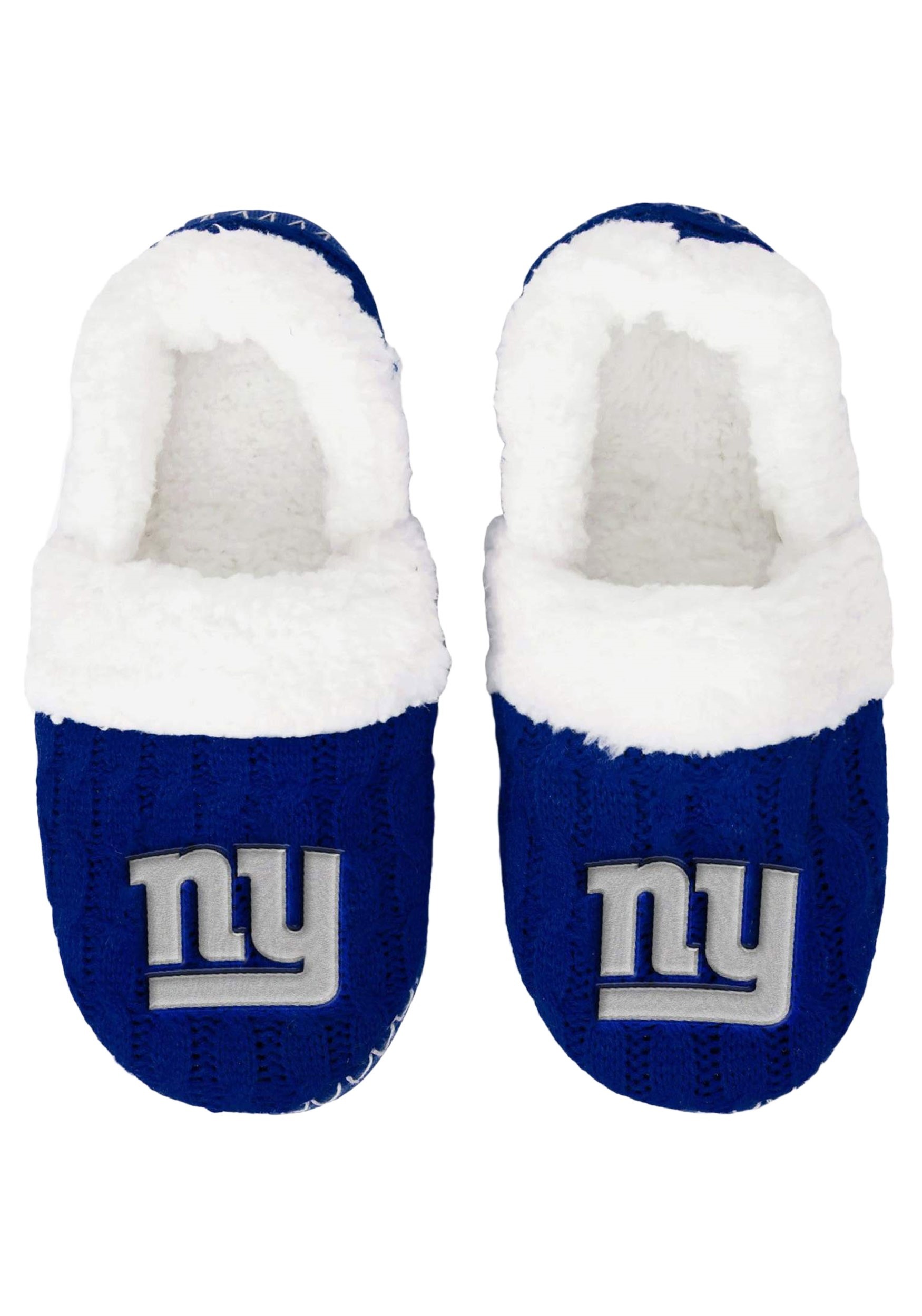 ny giants moccasin slippers