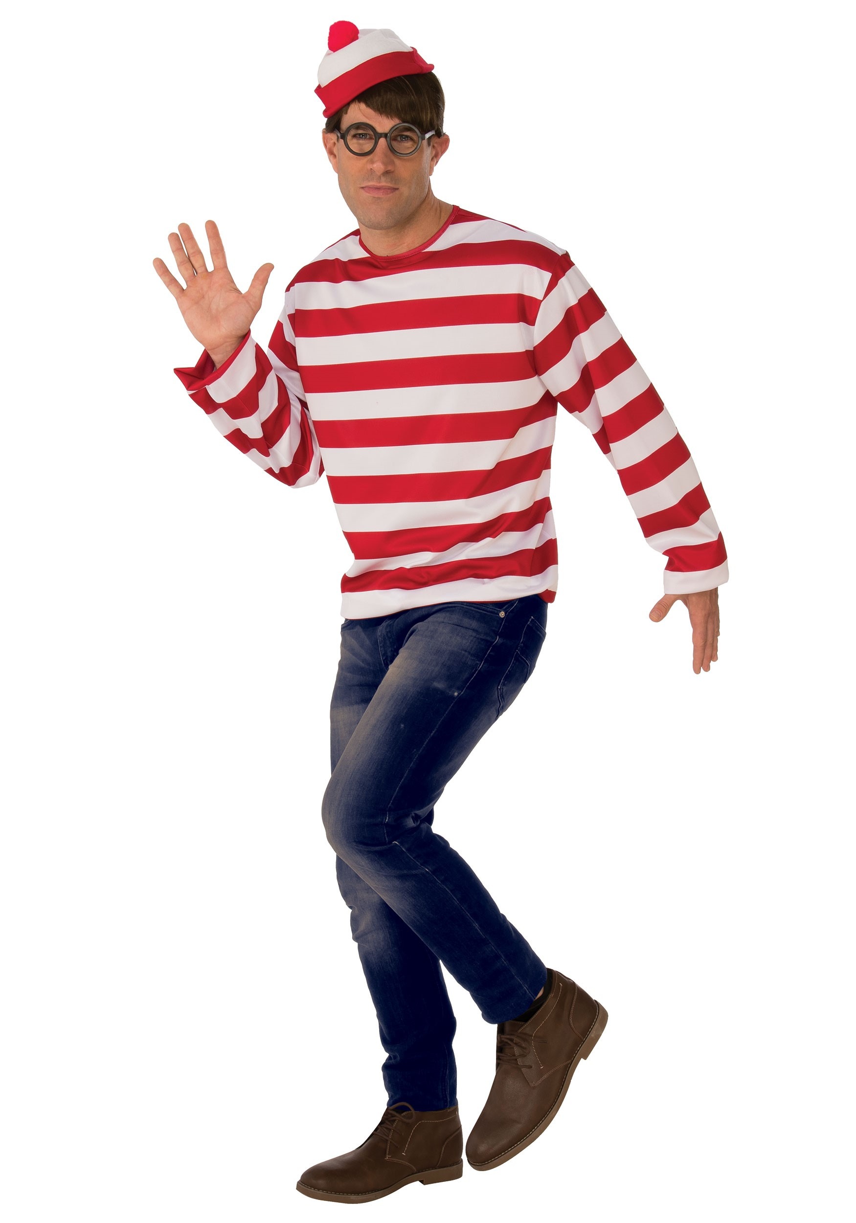 Wheres Waldo Mens Costume