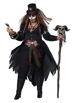 Plus Size Womens Voodoo Magic Costume UPD
