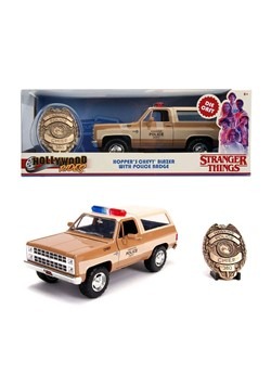 Stranger Things 1980 Blazer w/ Badge 1:24 Die Cast Vehicle